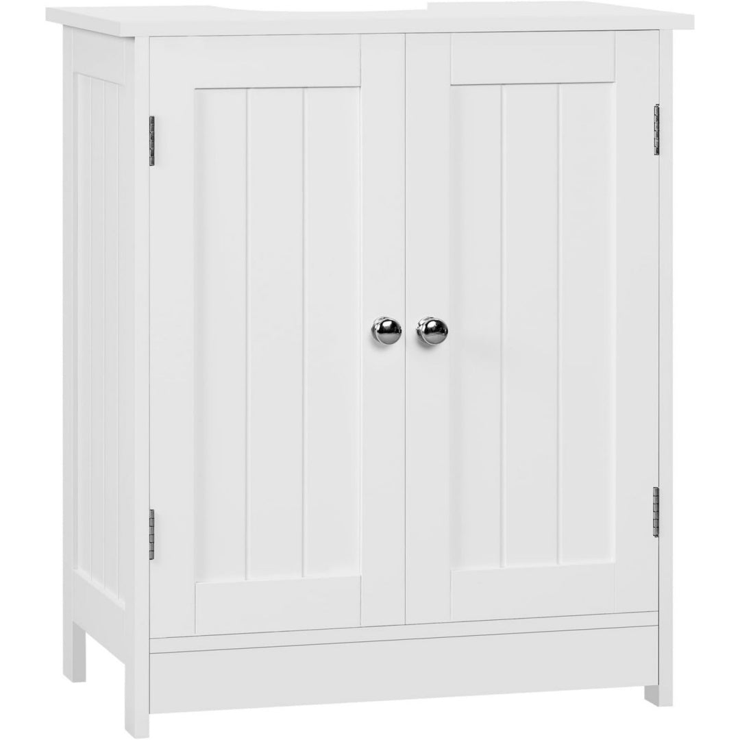 badunterschrank weiss hoehenverstellbares einlegeboden 50x60x30 cm