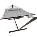 vita5 haengematte mit gestell - haengematte outdoor fuer garten balkon doppelhaengematte mit staender 200 kg belastbarkeit einfache montage