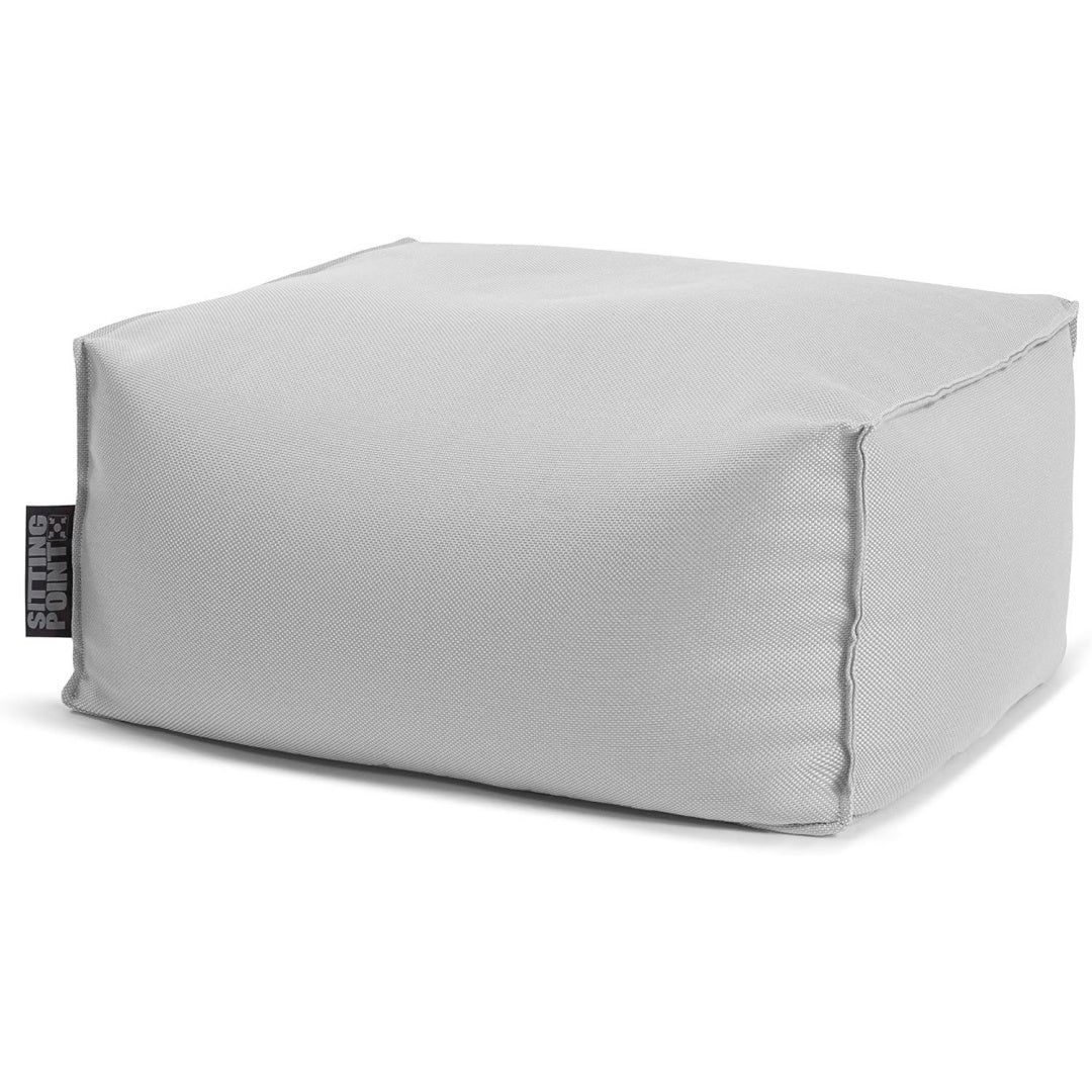 sitting point sitzsack korfu roll grau outdoorgeeignet